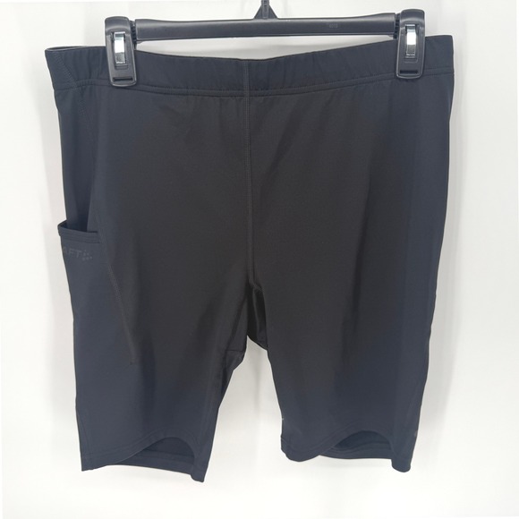 Craft ADV Essence XL Mens Black Training Running Shorts Tights Pockets - Picture 1 of 7